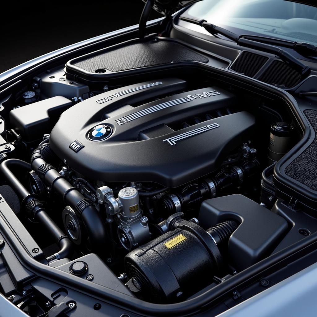 BMW V10 Engine in the E60 M5 Engine Bay