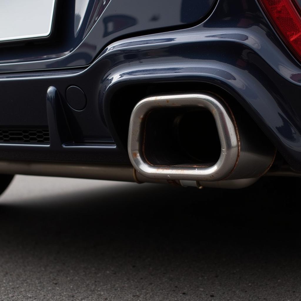 BMW V12 LMR Exhaust System Close-Up