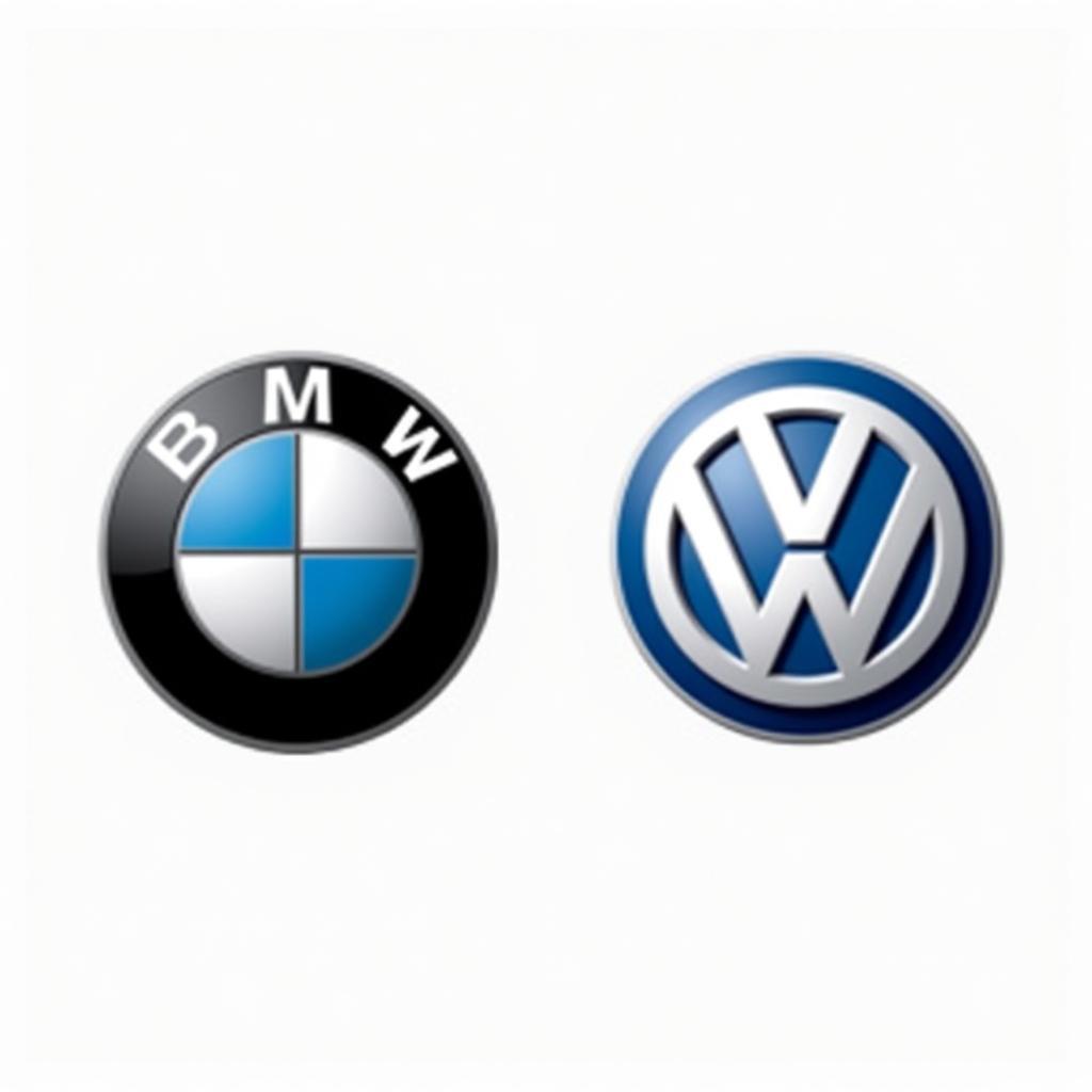 BMW and VAG Logo Comparison