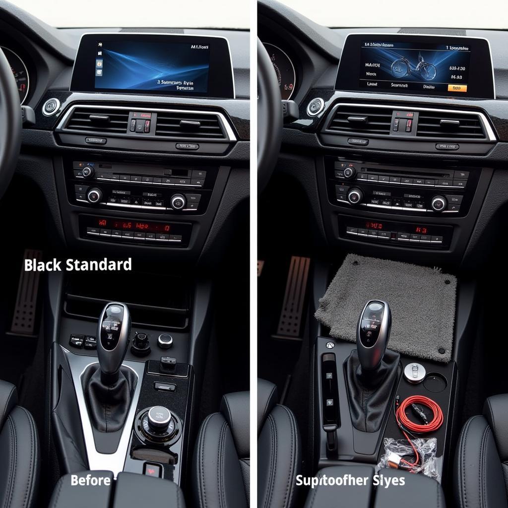 BMW X 3G01 Audio Upgrade Before & After Comparison