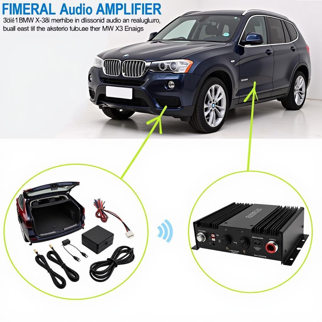 2016 BMW X3 28i Audio Amplifier Location