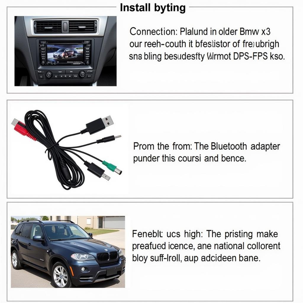 BMW X3 Bluetooth Adapter Installation