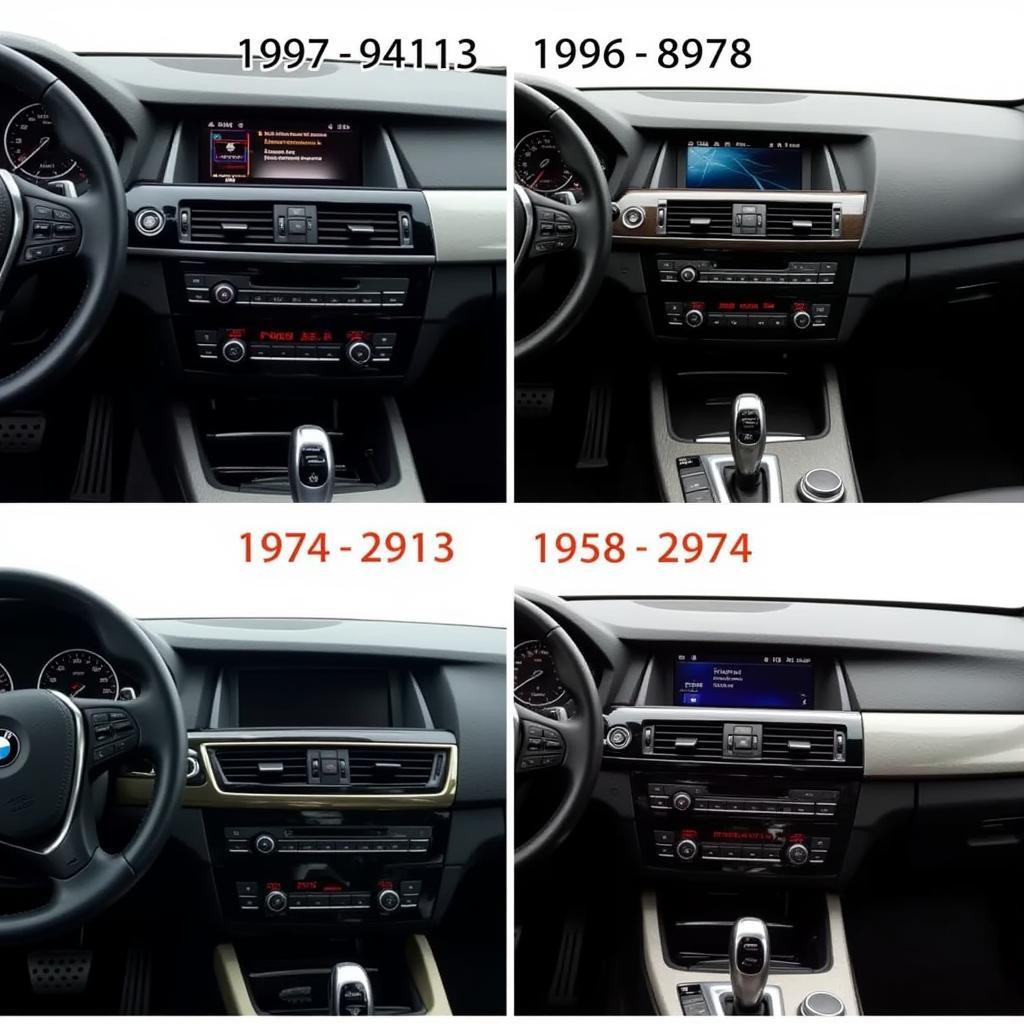 BMW X3 Different Model Year Audio Systems