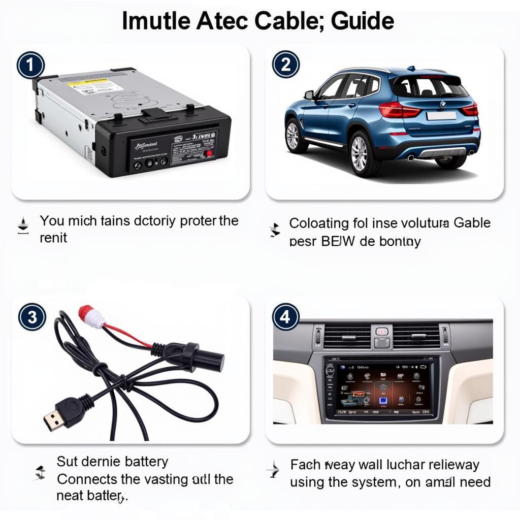 BMW X3 G01 Audio Cable Installation