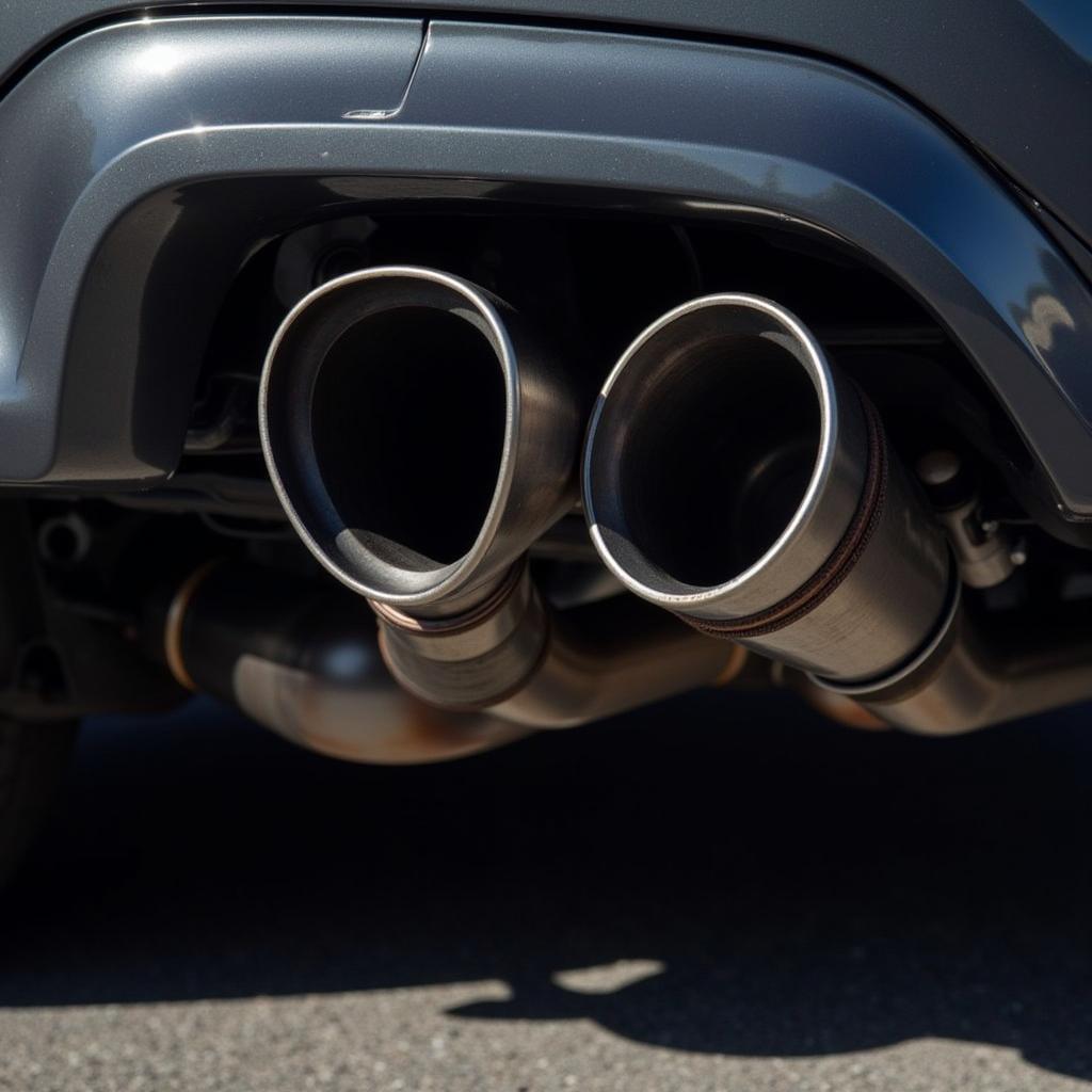 BMW X3 M Competition Exhaust System Close-up