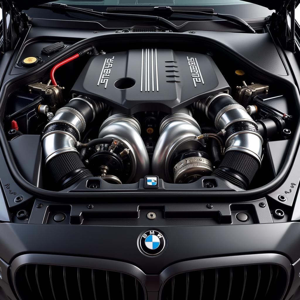 BMW X3M Competition Engine Bay