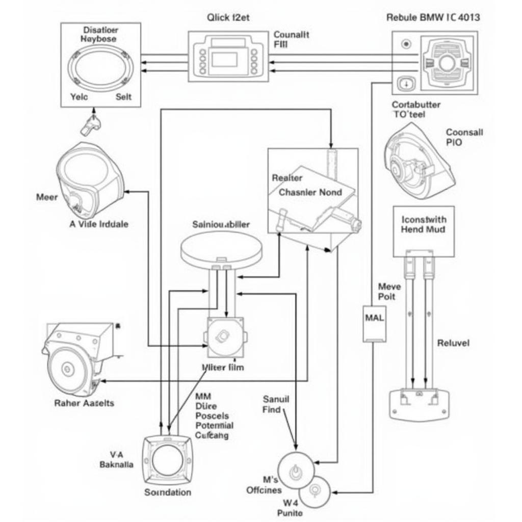 BMW X5 2023 Audio System Components Diagram