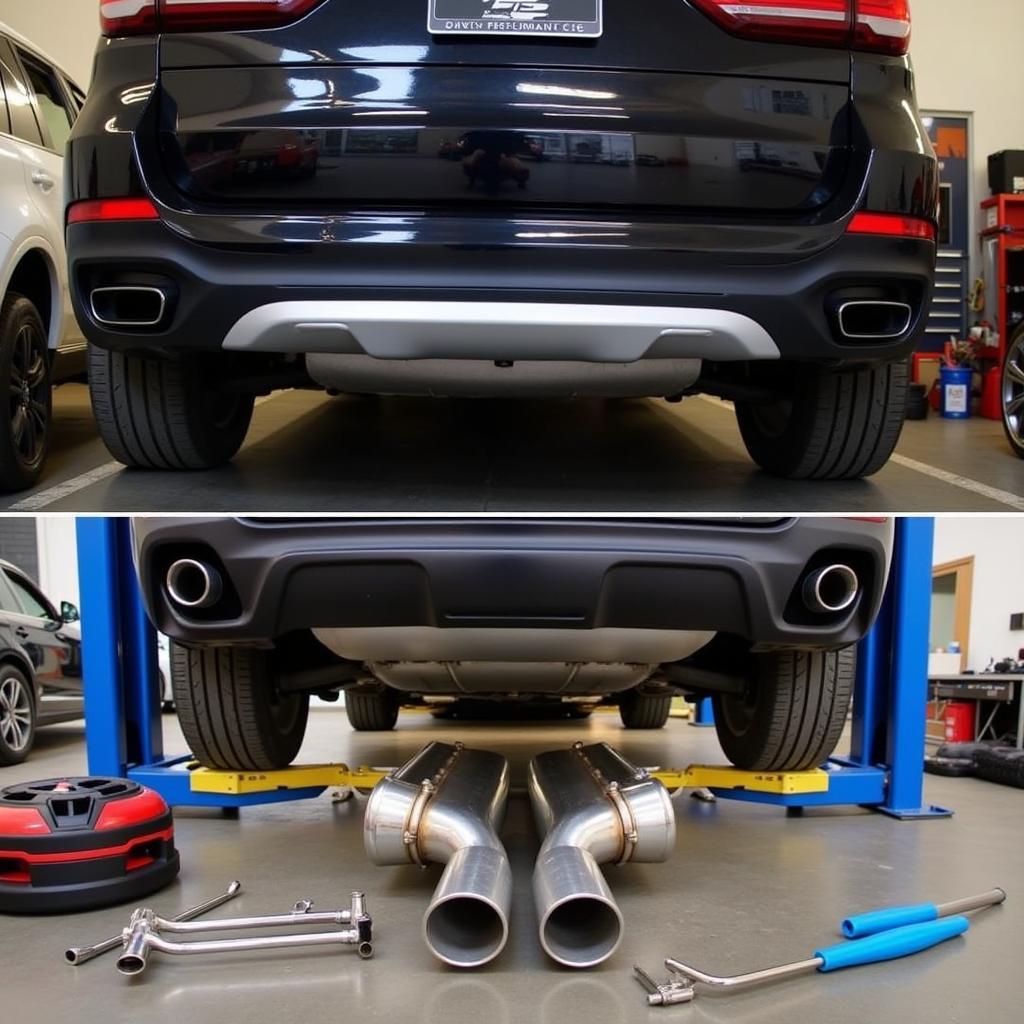 BMW X5 Aftermarket Exhaust Installation