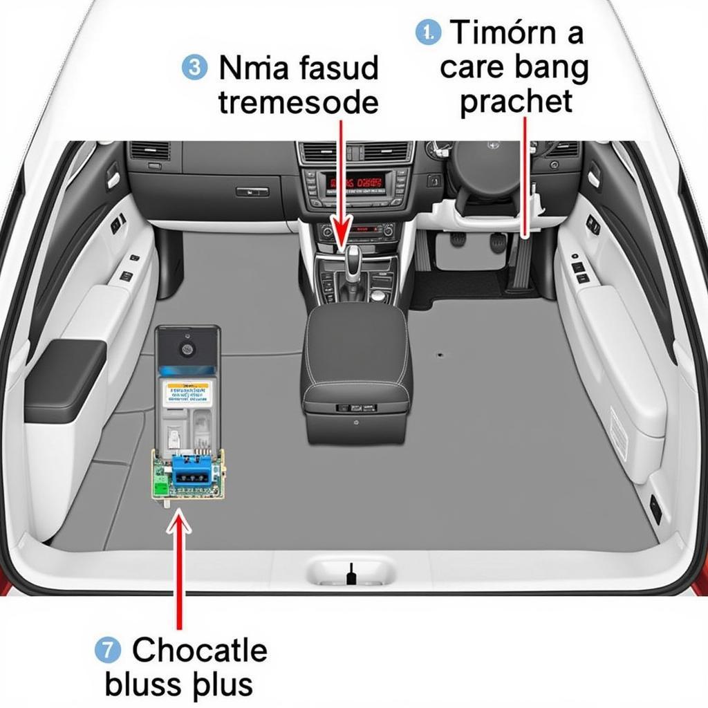 Location of the Audio Module in a 2011 BMW X5