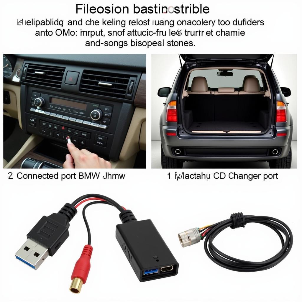 BMW X5 CD Changer Aux Input Integration