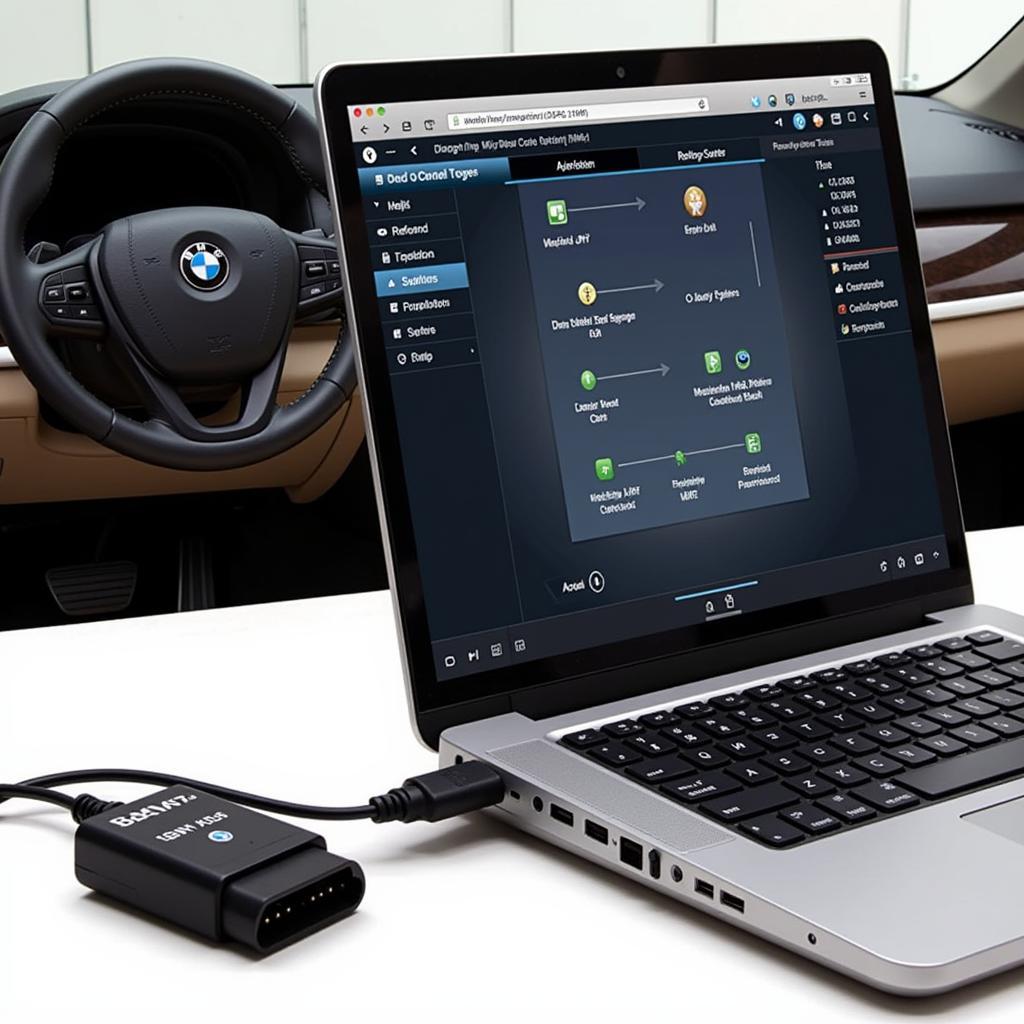 BMW X5 Diagnostic Software Interface