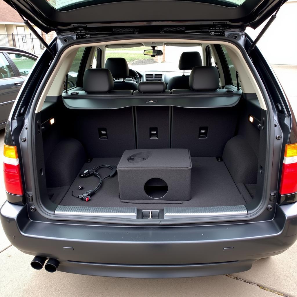 BMW X5 Subwoofer Installation