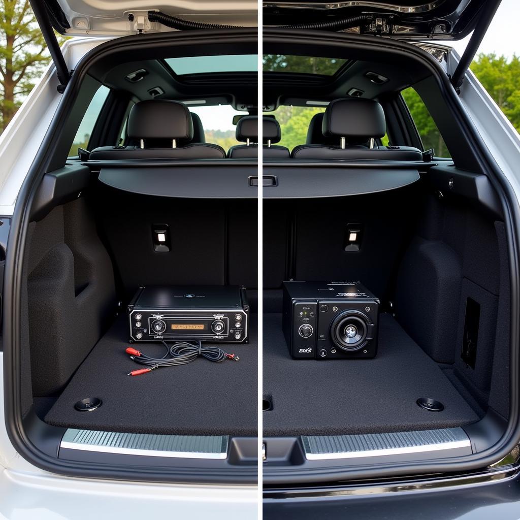 BMW X6 Audio Upgrade Before & After Comparison