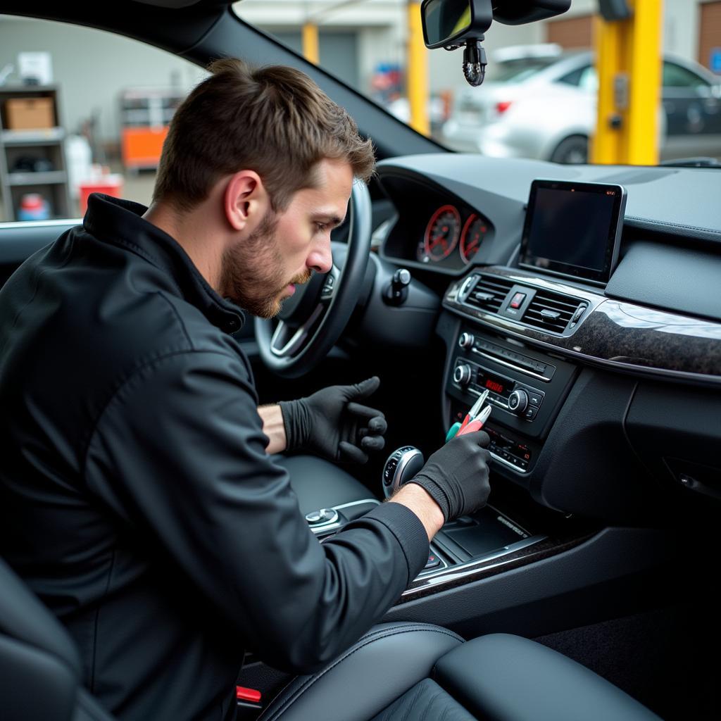 Professional Audio Installation in a BMW X6