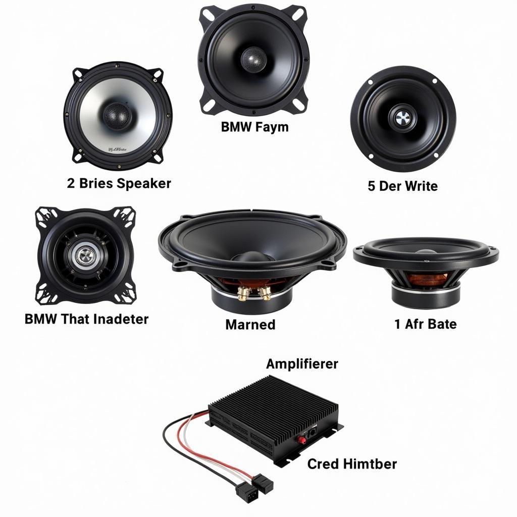 BMW X7 HiFi Sound System Components