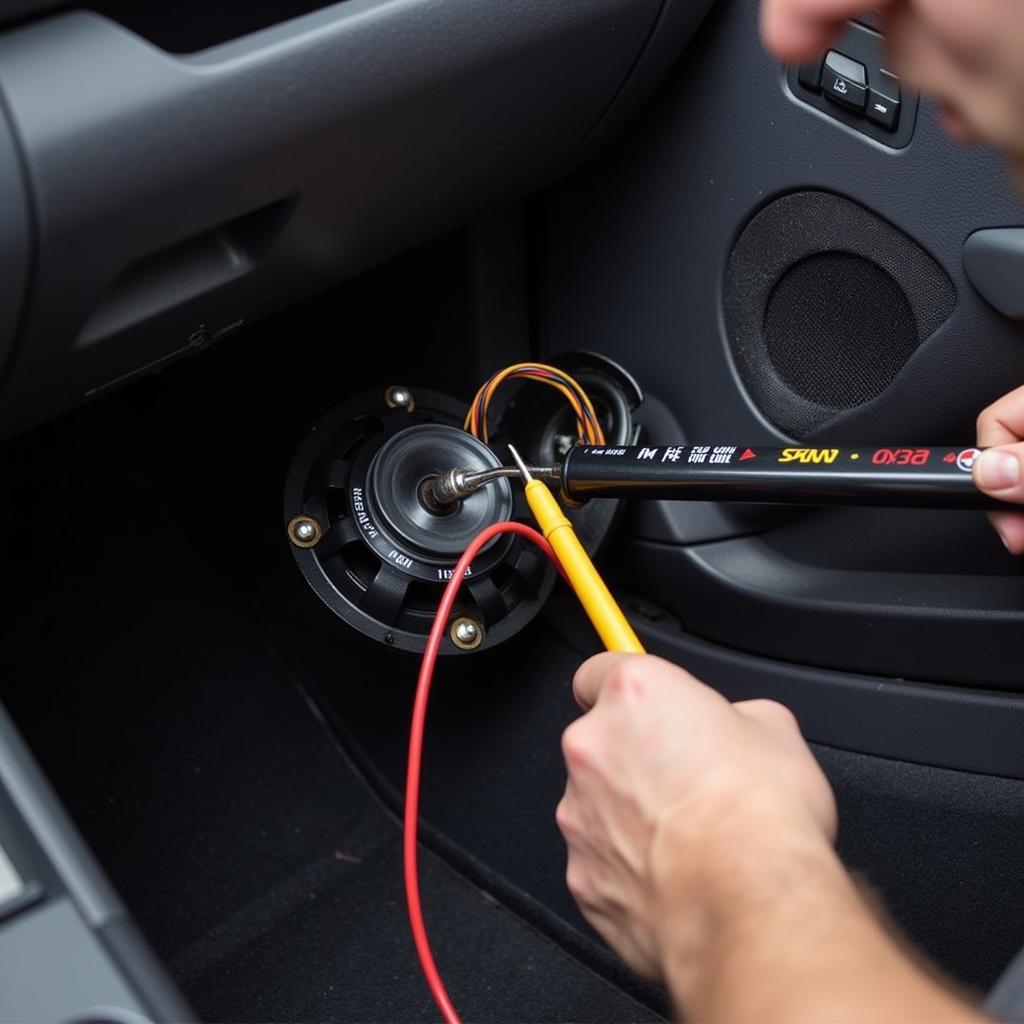 Diagnosing a Blown Speaker in a BMW Z3