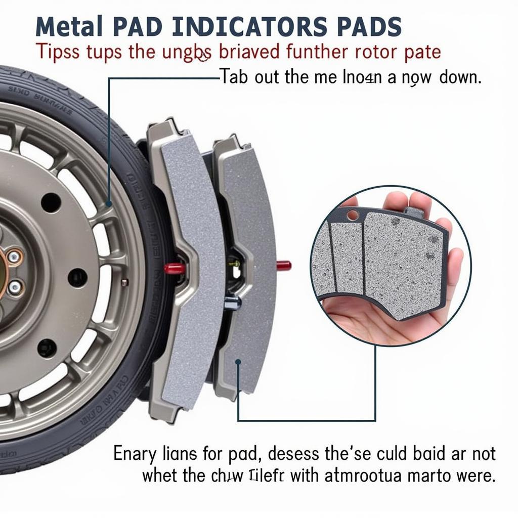 Brake Pad with Wear Indicator