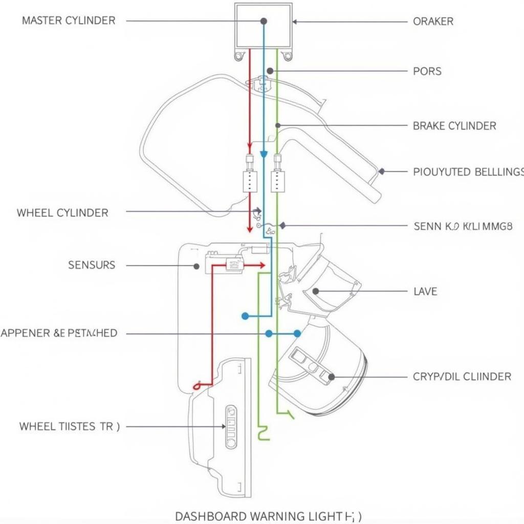 Brake Warning Light Diagram Components