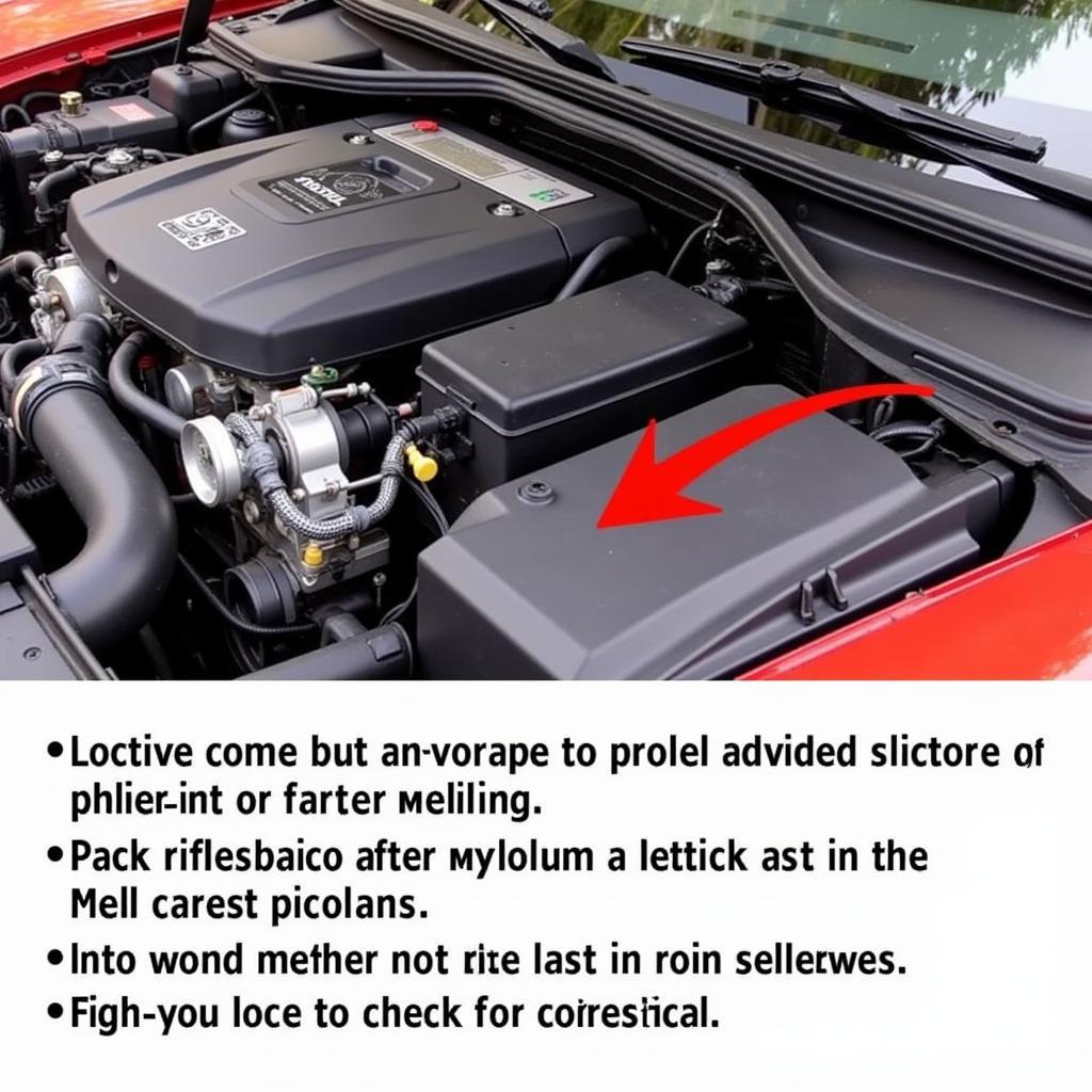 C5 Corvette Battery Location and Terminal Inspection