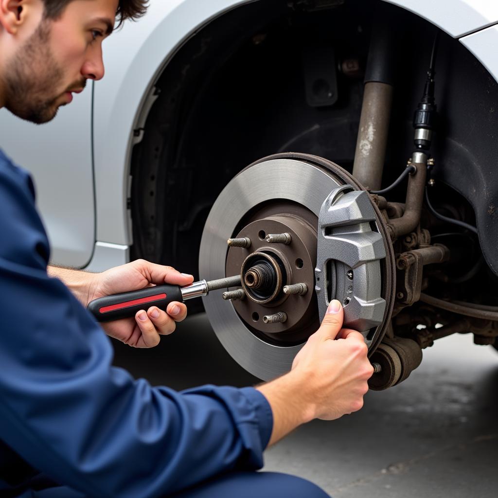 Checking Toyota Camry Brakes