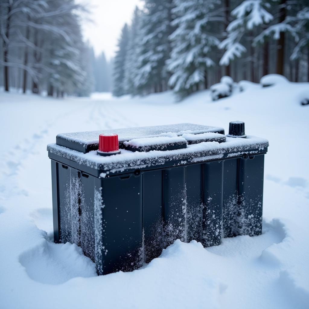 Car Battery Affected by Extreme Cold