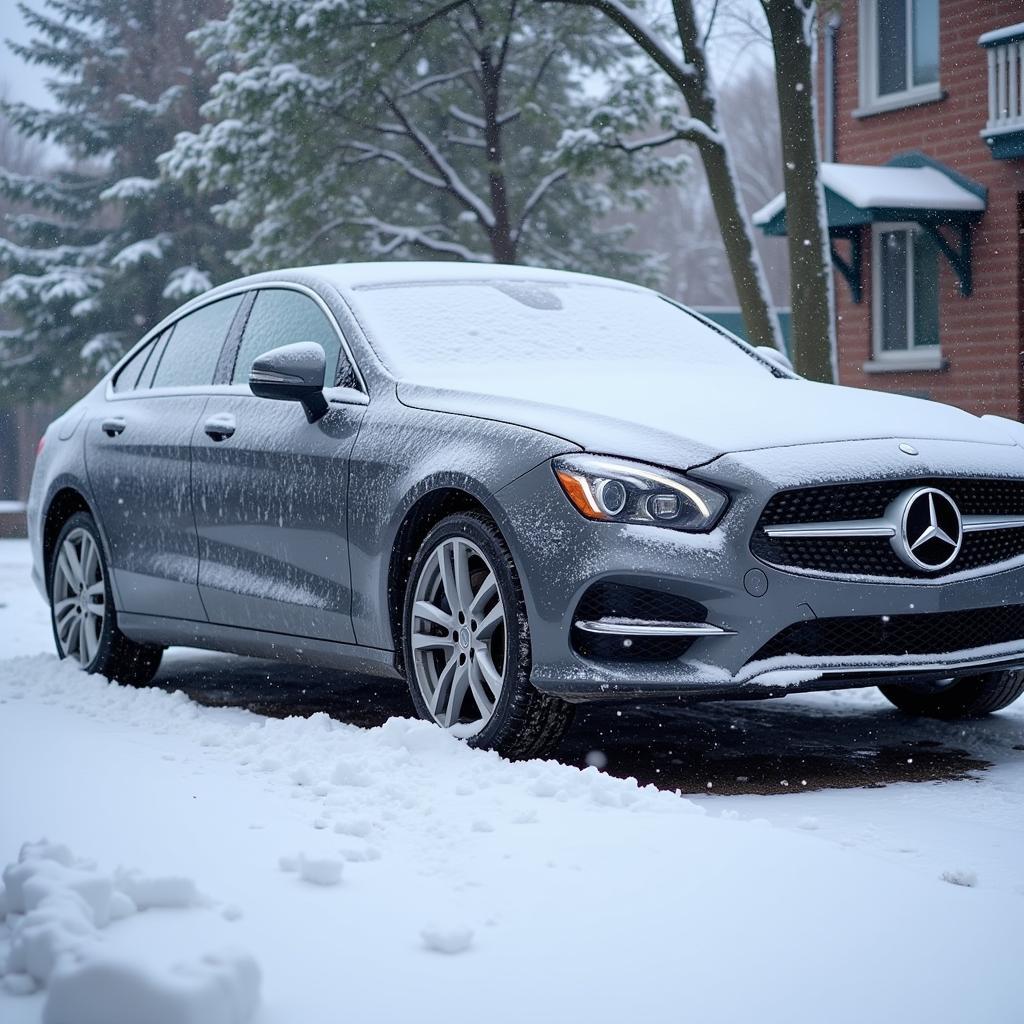 Car Battery in Winter Conditions