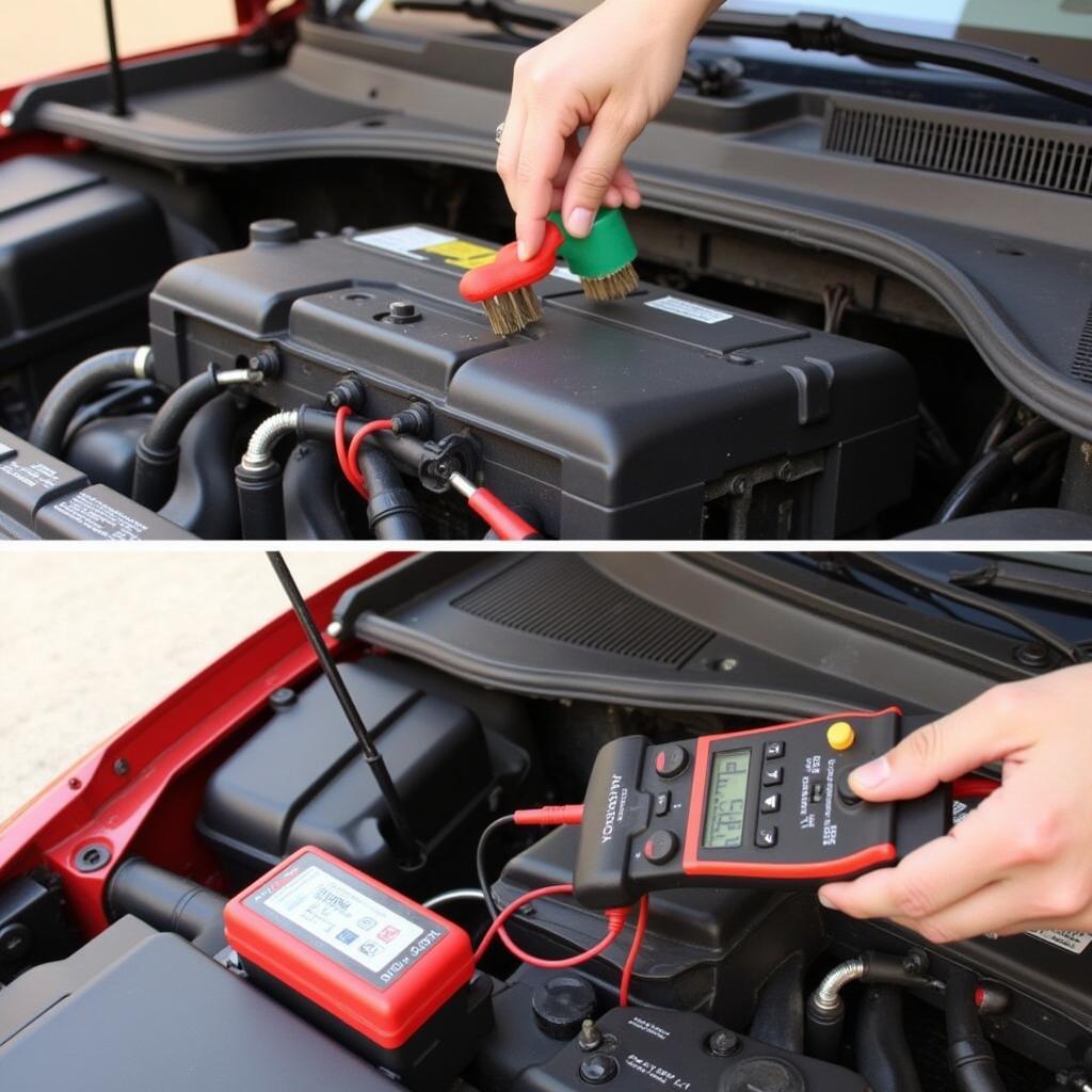 Car Battery Maintenance Tips: Cleaning terminals, checking voltage