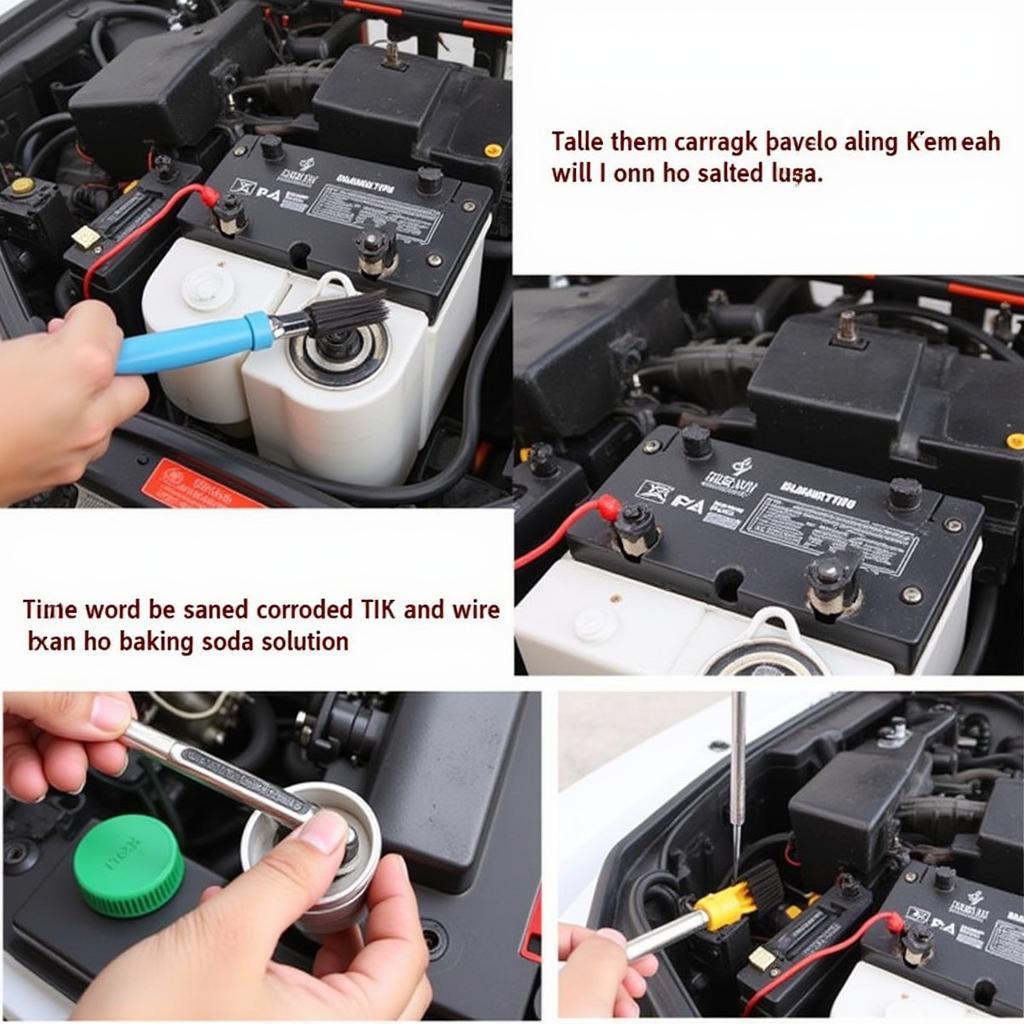 Cleaning Car Battery Terminals