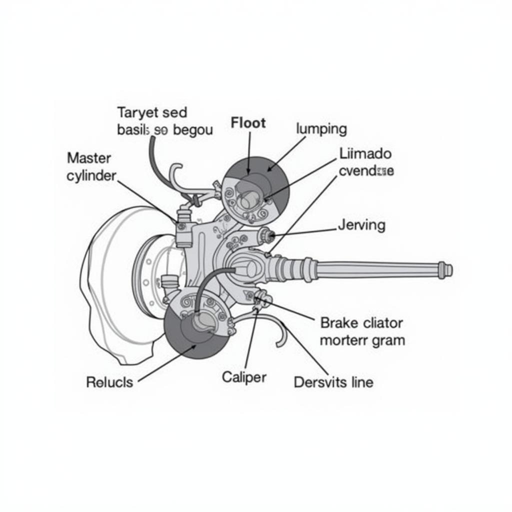 Car Brake System Diagram