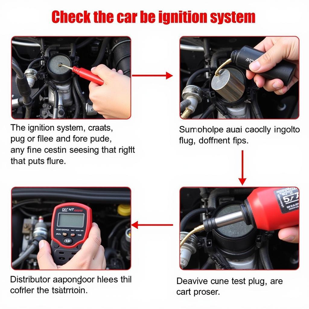 Checking the car's ignition system components