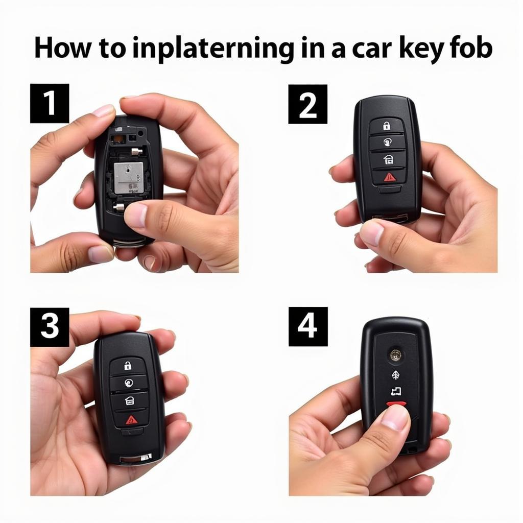 Replacing the Battery in a Car Key Fob