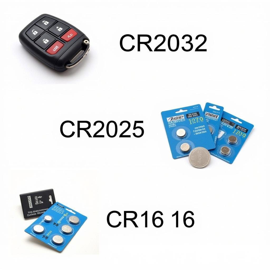 Car Key Fob Battery Types