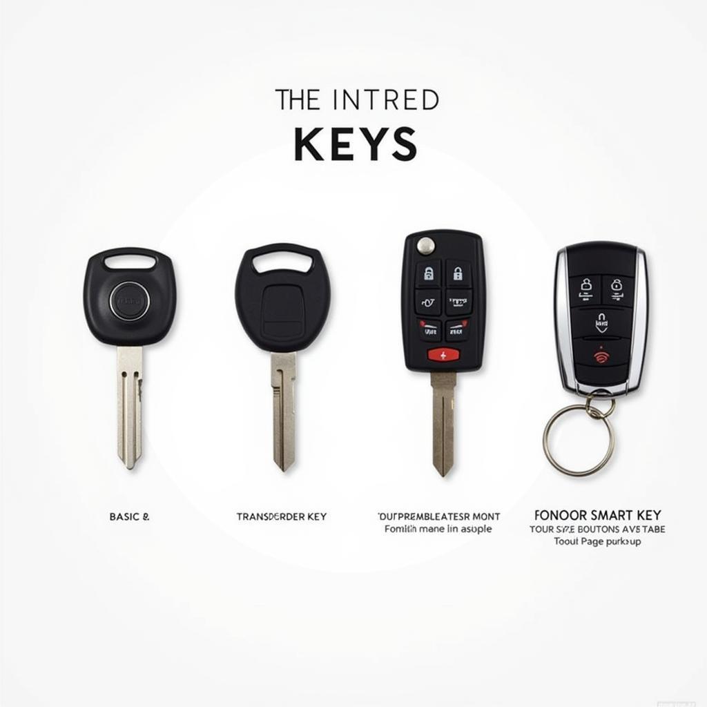 Car Key Types Comparison