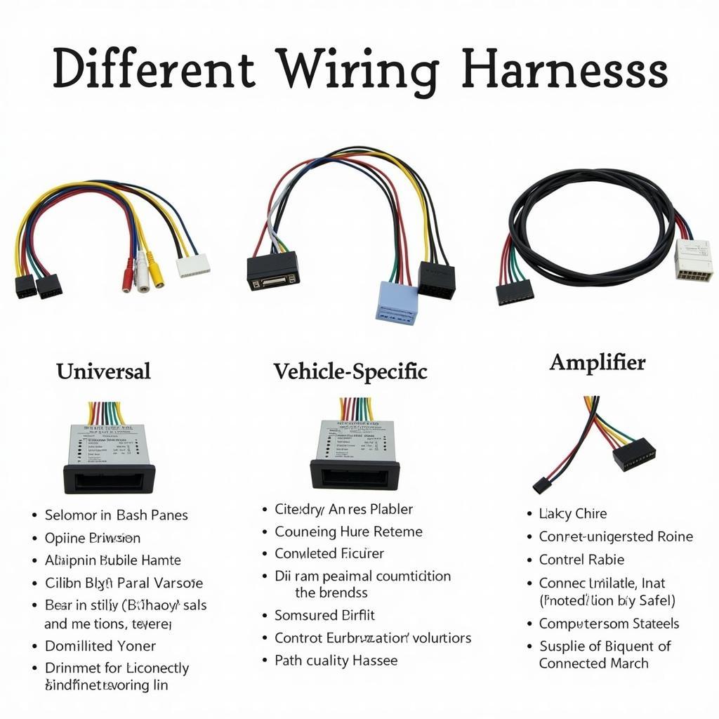 Different Types of Car Radio Wiring Harnesses