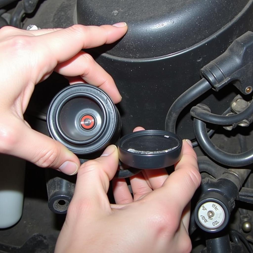 Checking Brake Fluid in a 2008 Subaru Outback