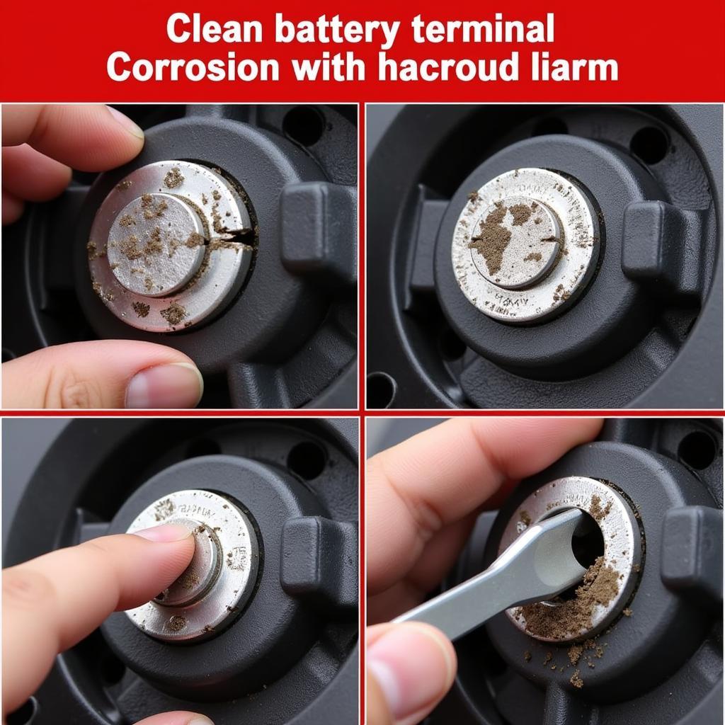 Inspecting Car Battery Terminals for Corrosion