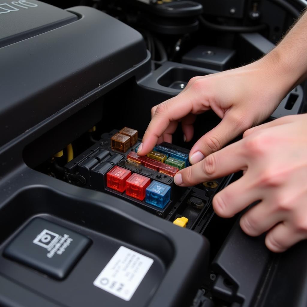 Checking the Fuse Box for Blown Fuses