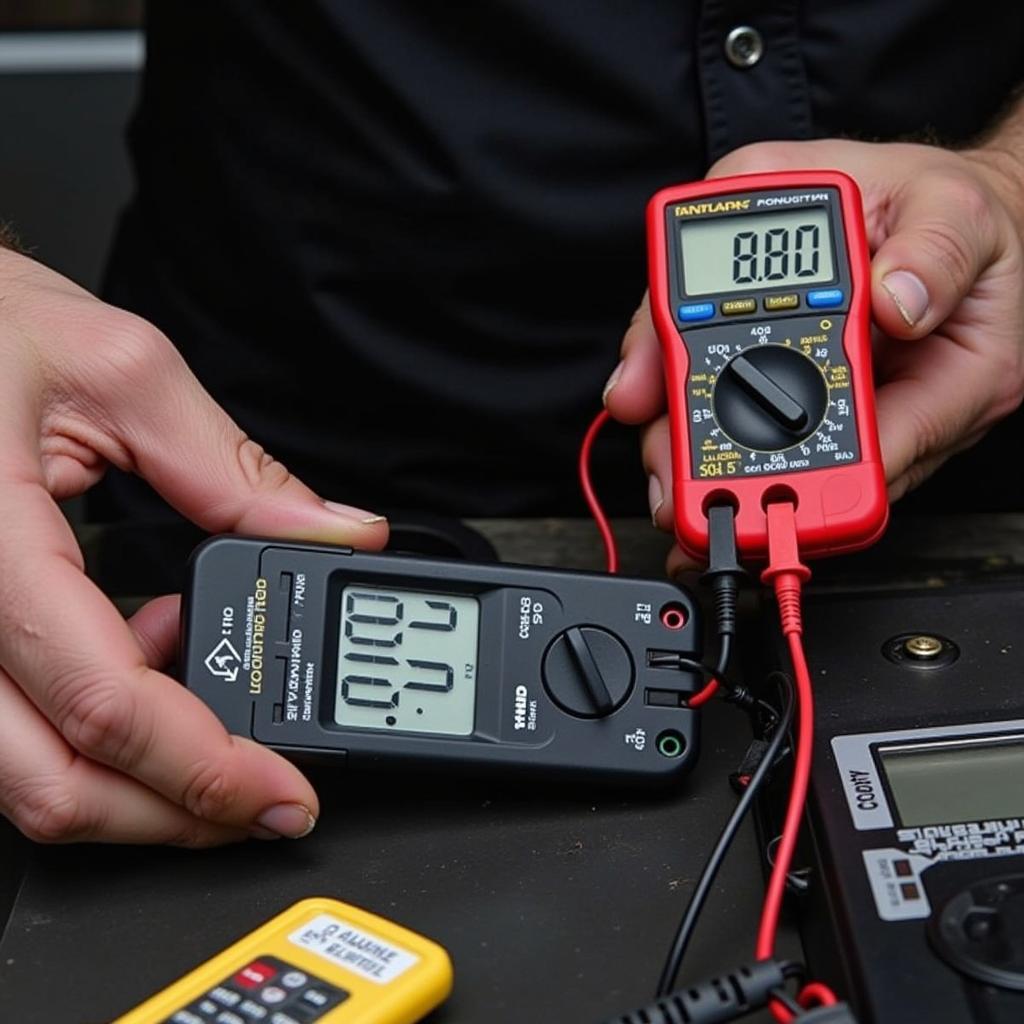 Checking for parasitic draw with a multimeter