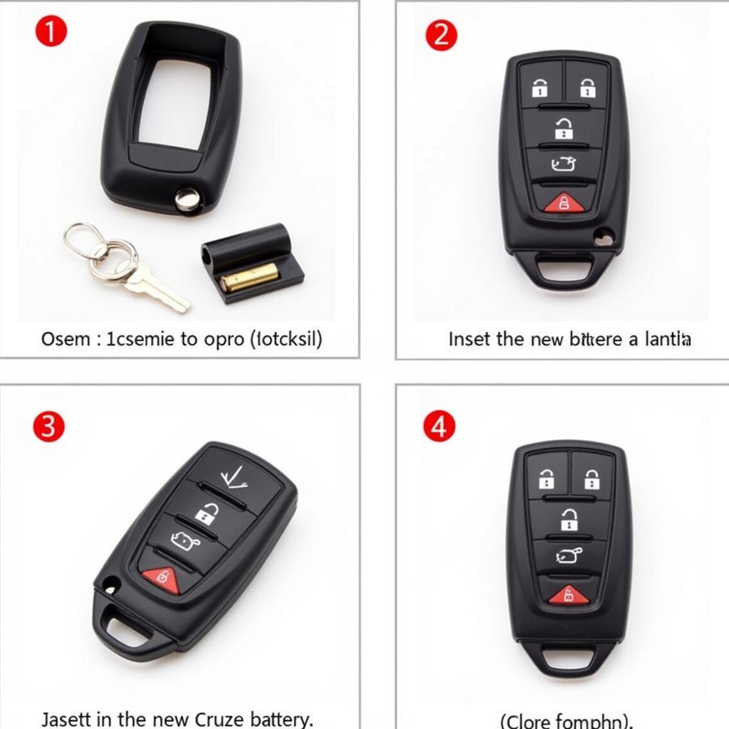 Chevy Cruze Key Fob Battery Replacement