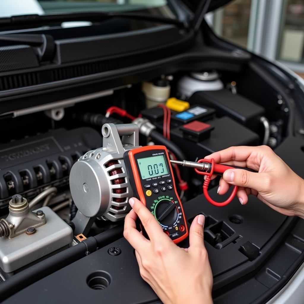 Inspecting the Citroen Picasso Alternator