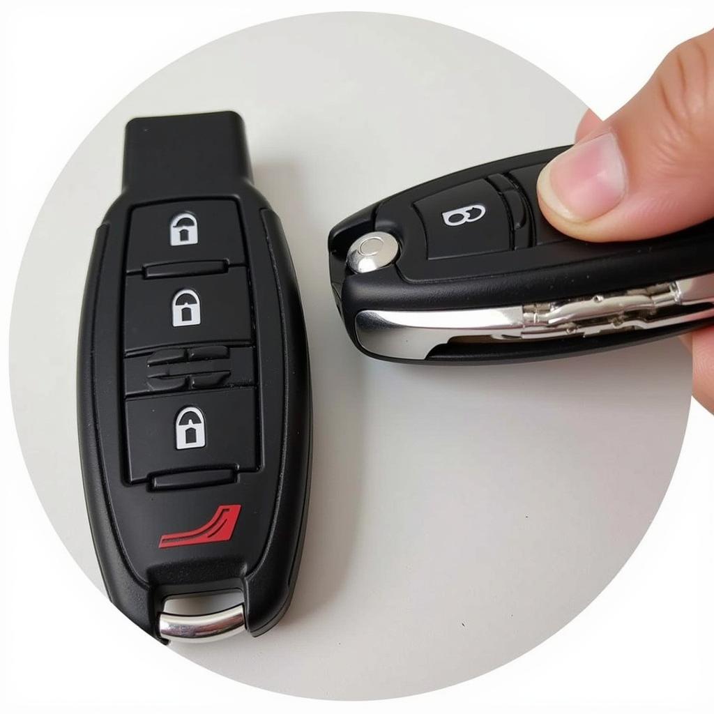 Closing the BMW Key Fob Casing