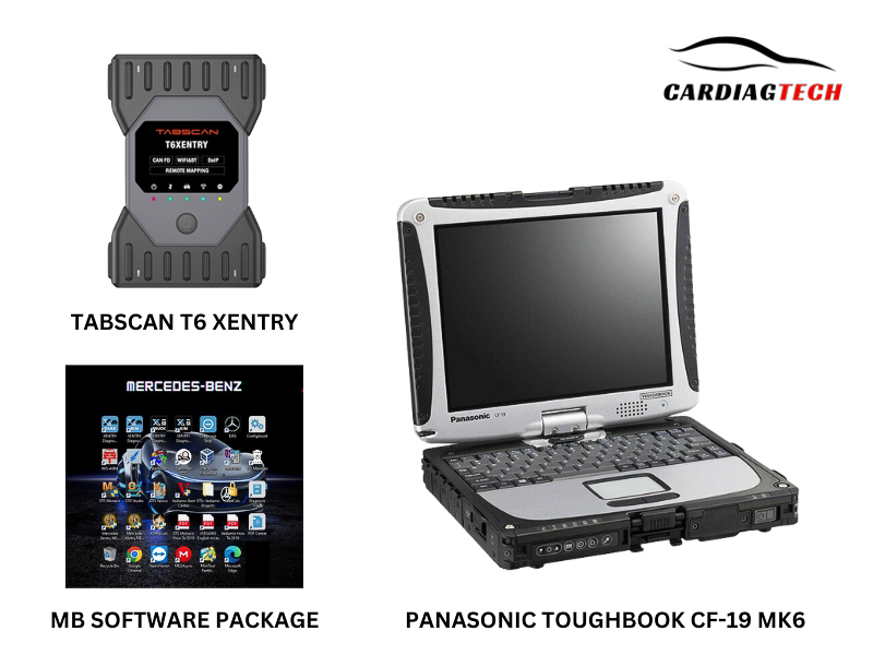 Combo TabScan T6 Xentry and Mercedes Software