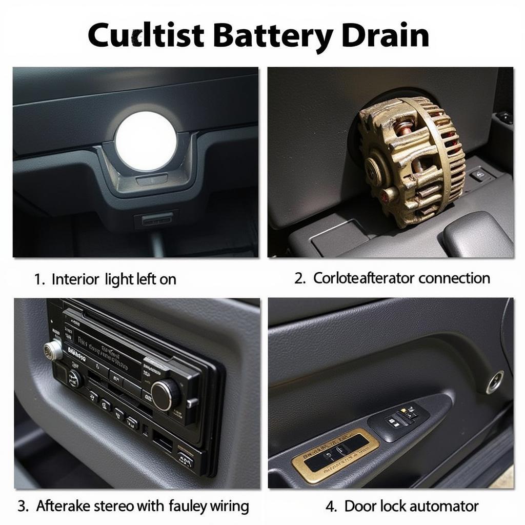 Common Car Battery Drain Culprits