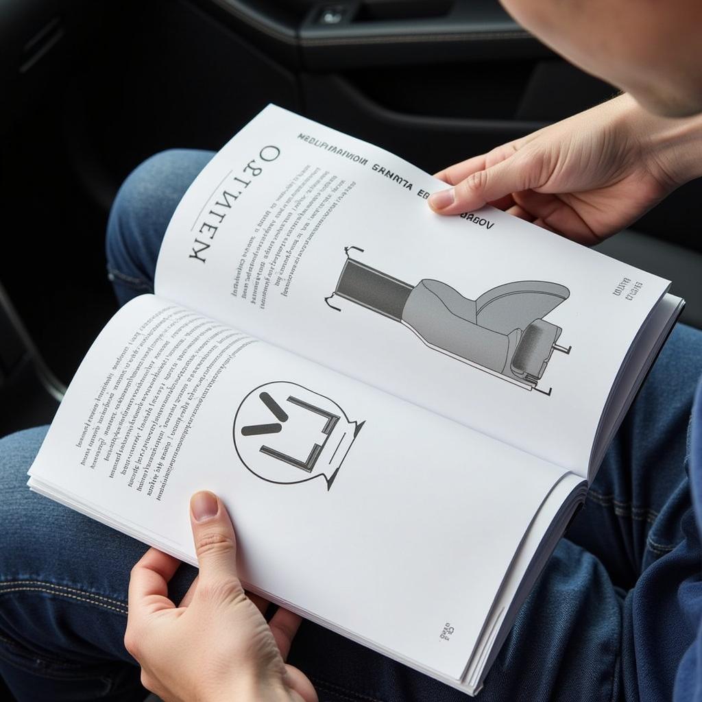 Consulting the Mercedes Owner's Manual for ISOFIX Adapter Removal