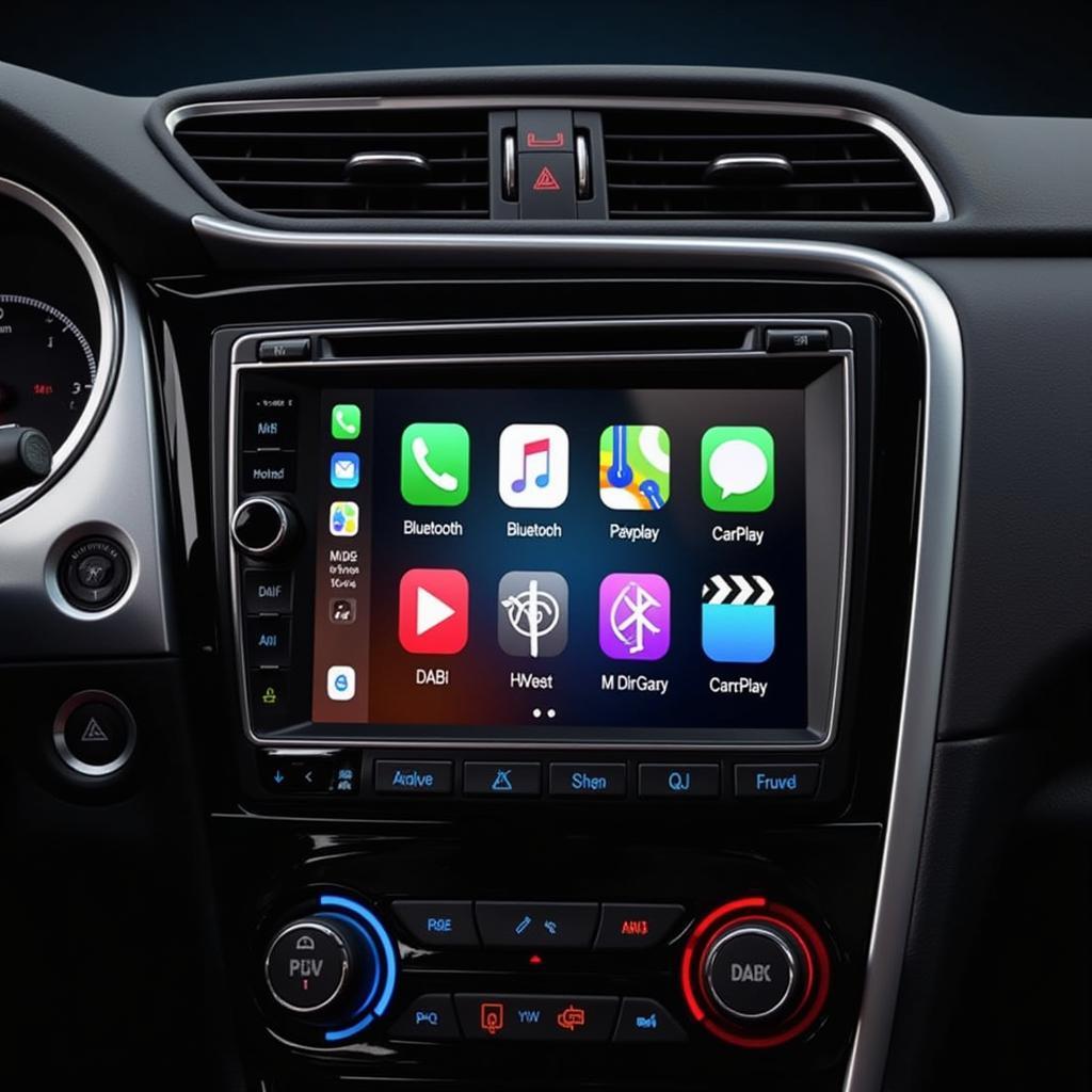 DAB Bluetooth Android Car Radio Features Display