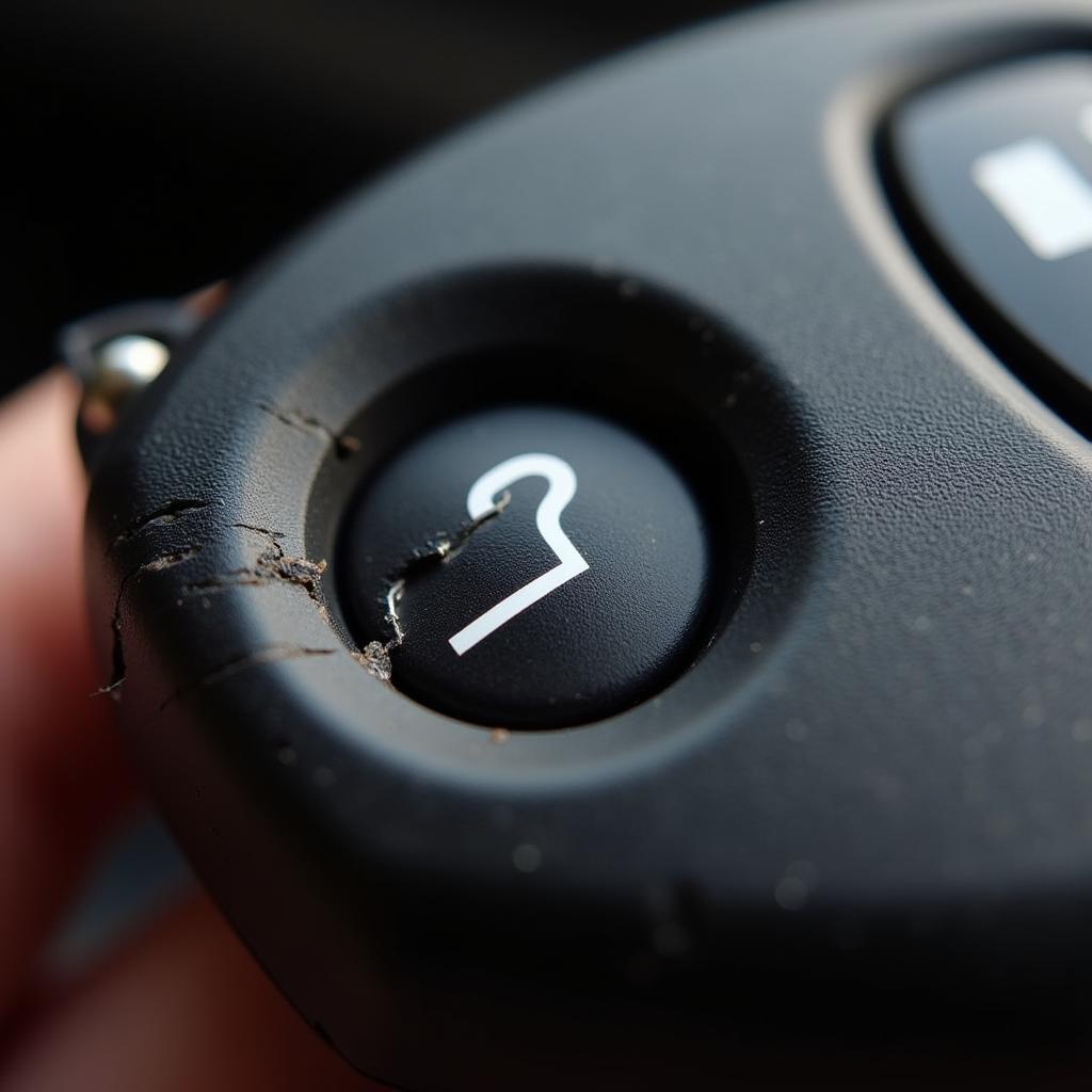 Damaged Lamborghini Key Fob