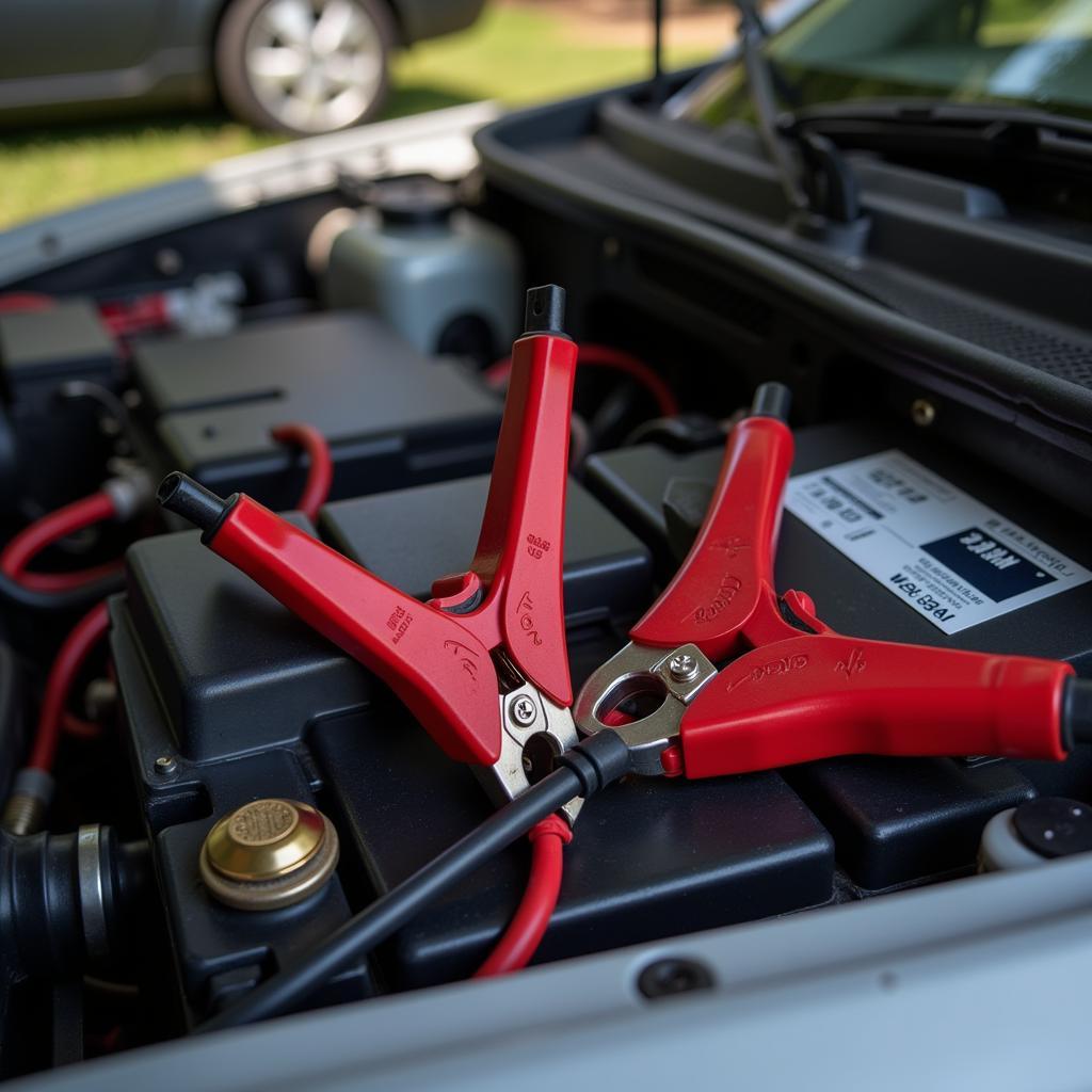 Car Battery Died While Parked: Jumper Cables Connected