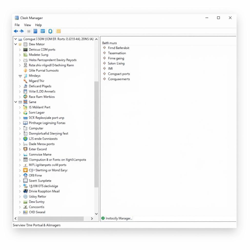 Device Manager Showing COM Ports