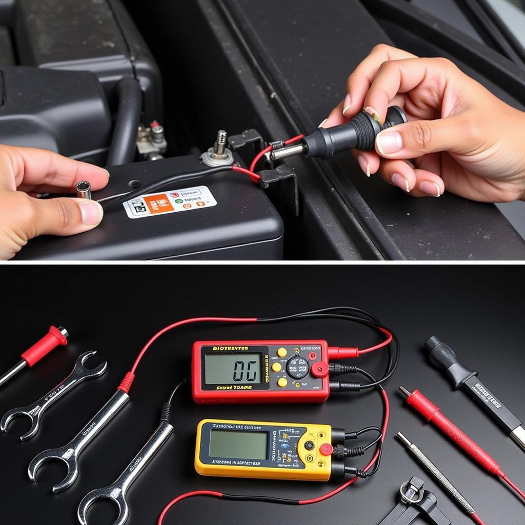 Diagnosing parasitic draw with a multimeter