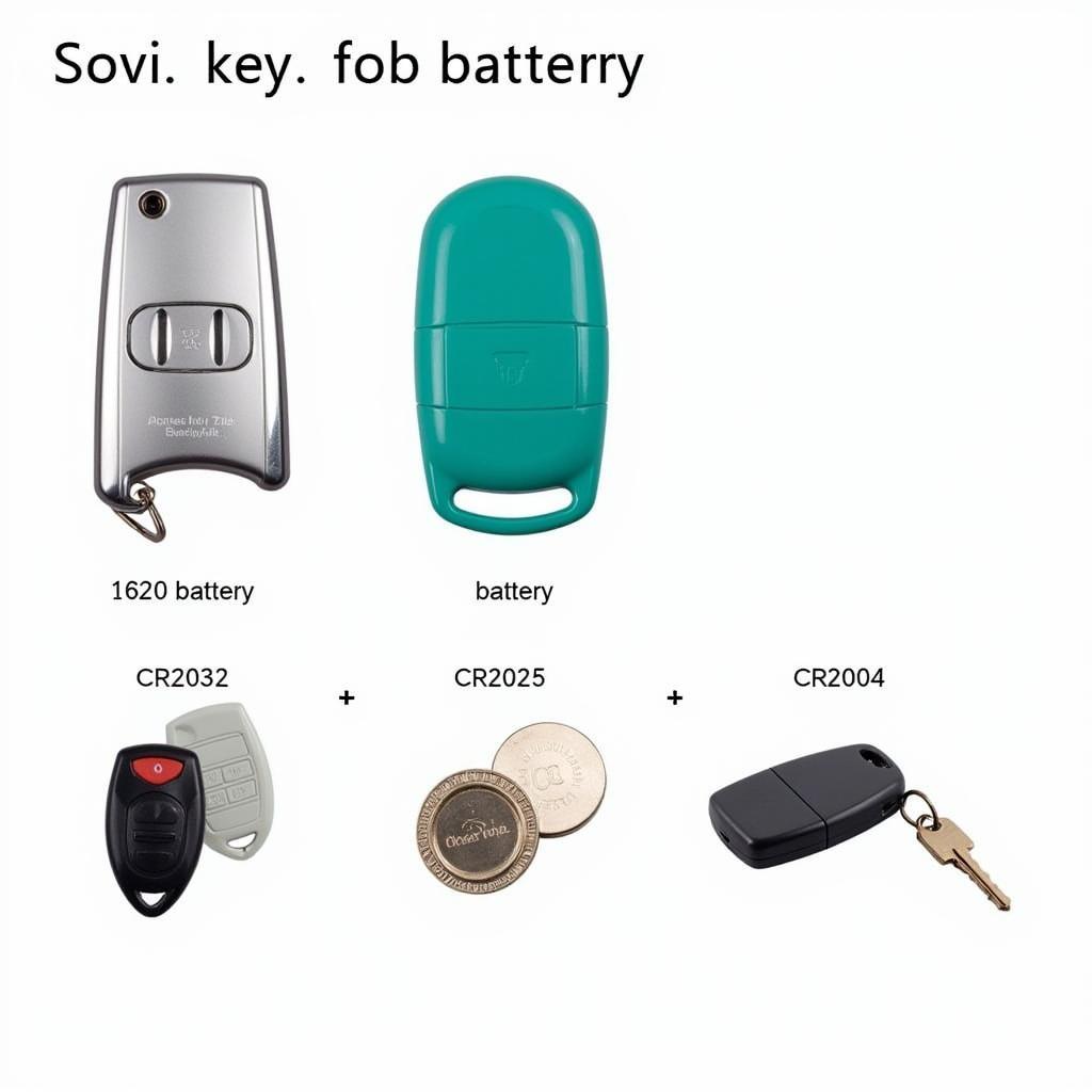 Different Key Fob Battery Types